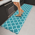 22 in x 72 in Green Anti Fatigue Kitchen Mat - 4/5 in Thick Comfort