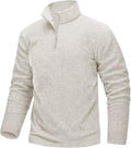 TACVASEN Mens Quarter Zip Sweatshirt - Warm Fleece Pullover