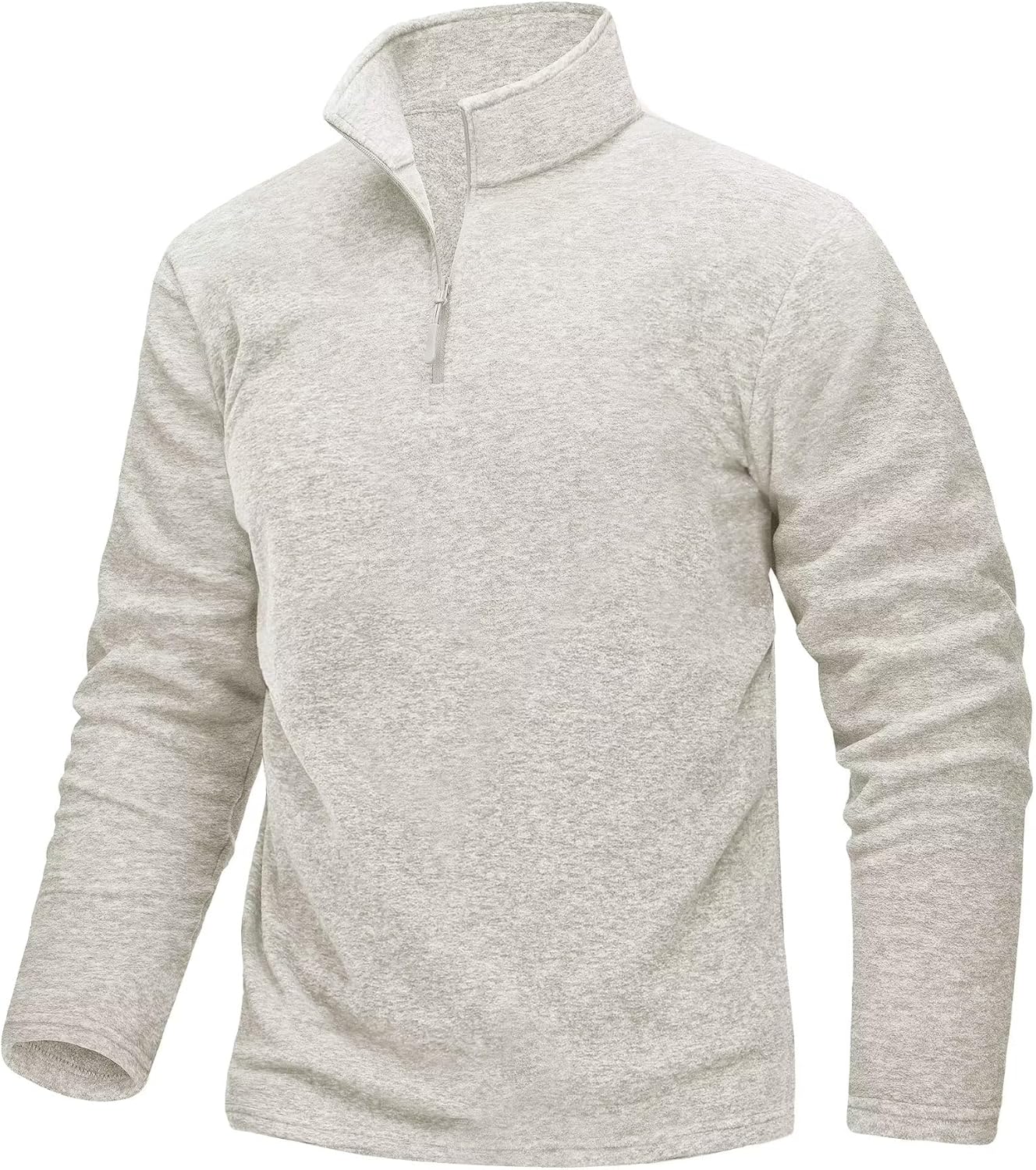 TACVASEN Men's Winter Fleece Quarter Zip Sweatshirt