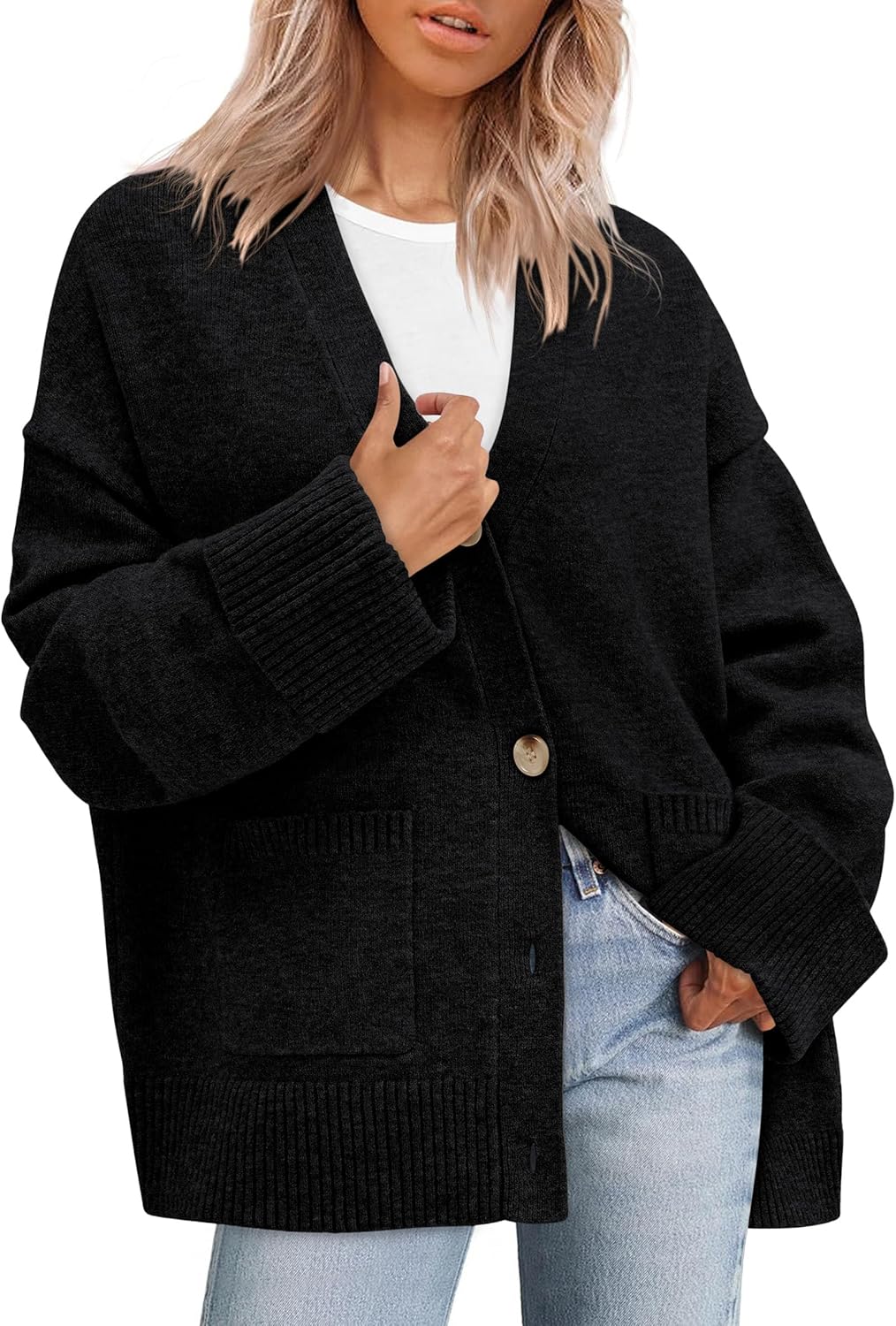 PRETTYGARDEN Women's Oversized Cardigan Sweater for Fall Style