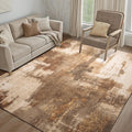 Kelarea Living Room Rug: Modern Abstract Washable Design