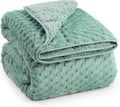 Super Soft Luxury Fleece Sherpa Weighted Blanket for Adults