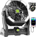 Portable 20000mAh Battery Powered Camping Fan - Stay Cool Anywhere!