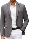 Mens Casual Blazer Slim Fit Knit Sport Coat - Lightweight Everyday