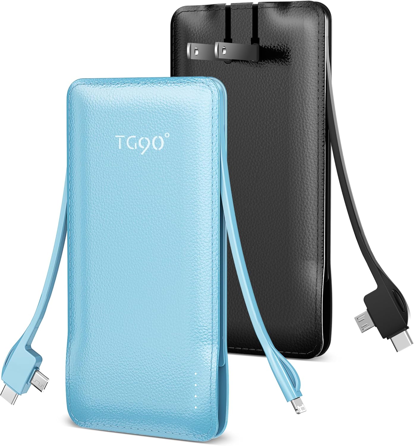 TG90 2 Pack 10000mAh Power Bank Fast Charger
