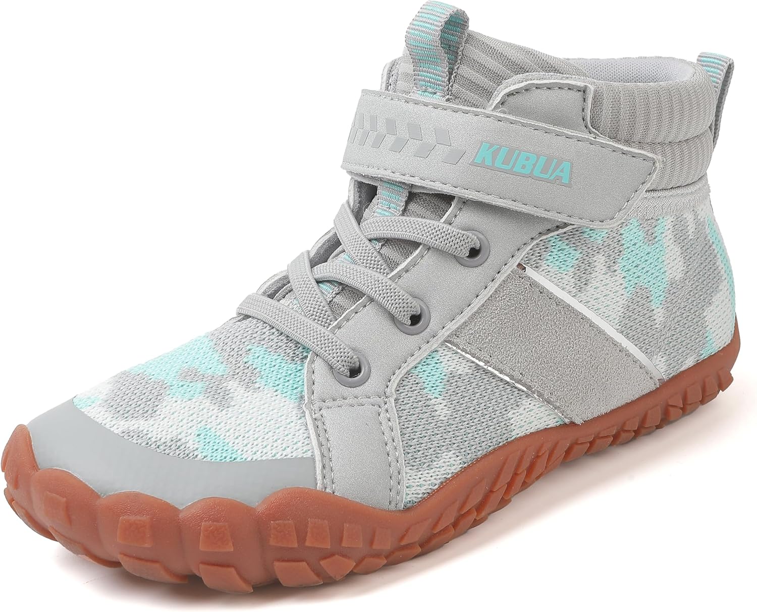 KUBUA Kids High Top Barefoot Shoes for Active Play and Comfort