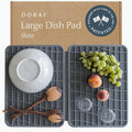 Diorai Stone Dish Drying Mat - Quick Drying Counter Mat 25 x 16.7 in