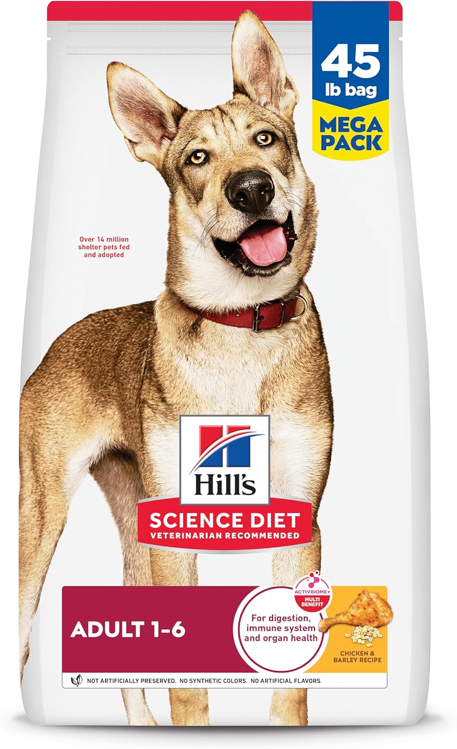Hill's Science Diet Adult Premium Nutrition Dry Dog Food 45 lb