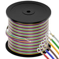 Enough Long 400FT 14 Gauge 6 Way Trailer Wire Spool - Color-Coded