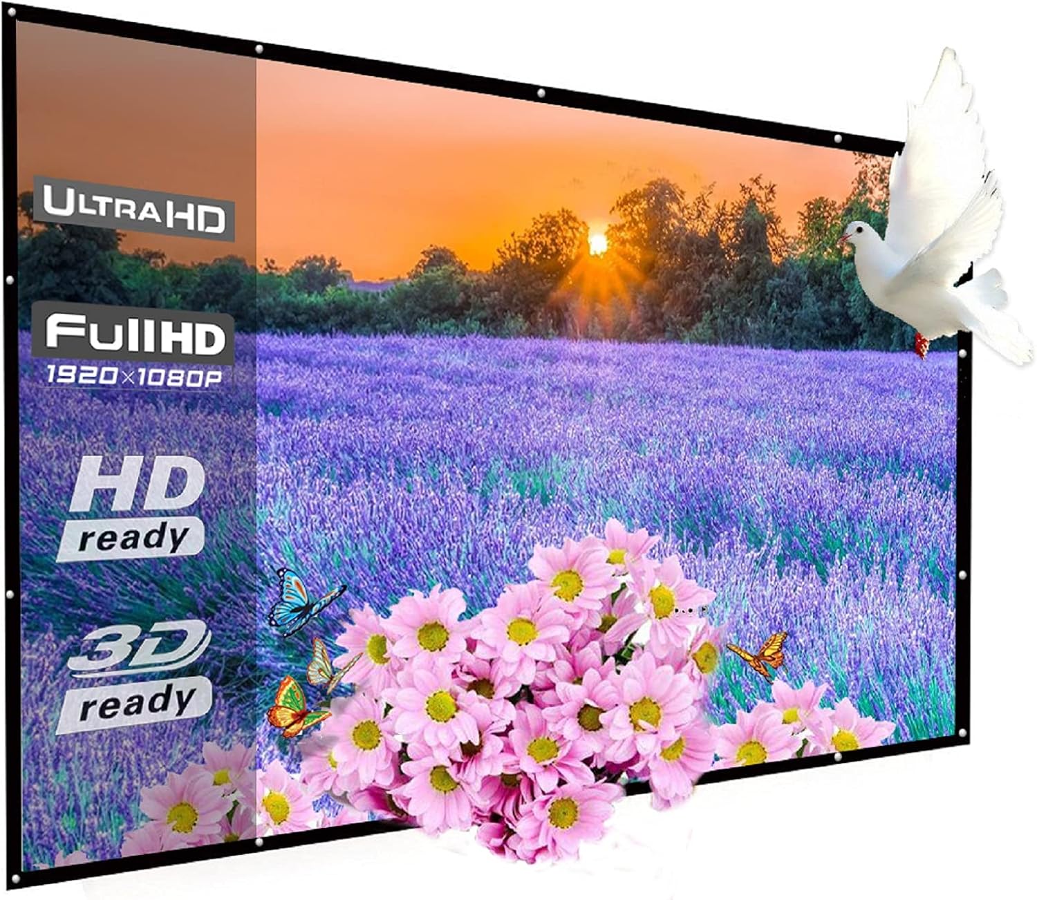 180 Inch Outdoor Projector Screen for Home Theater and Events