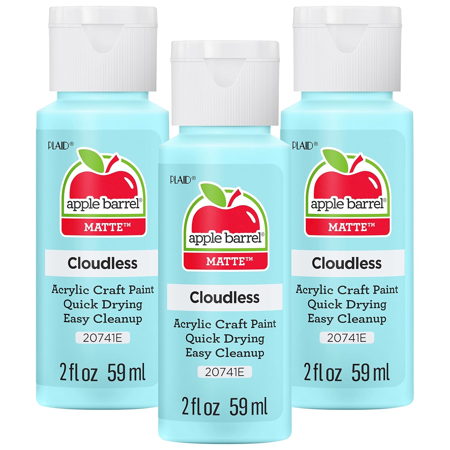 Vibrant Cloudless Apple Barrel Acrylic Paint Trio!