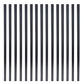 32 Inches Estate Square Iron Deck Balusters (25-Pack) - Modern Matte