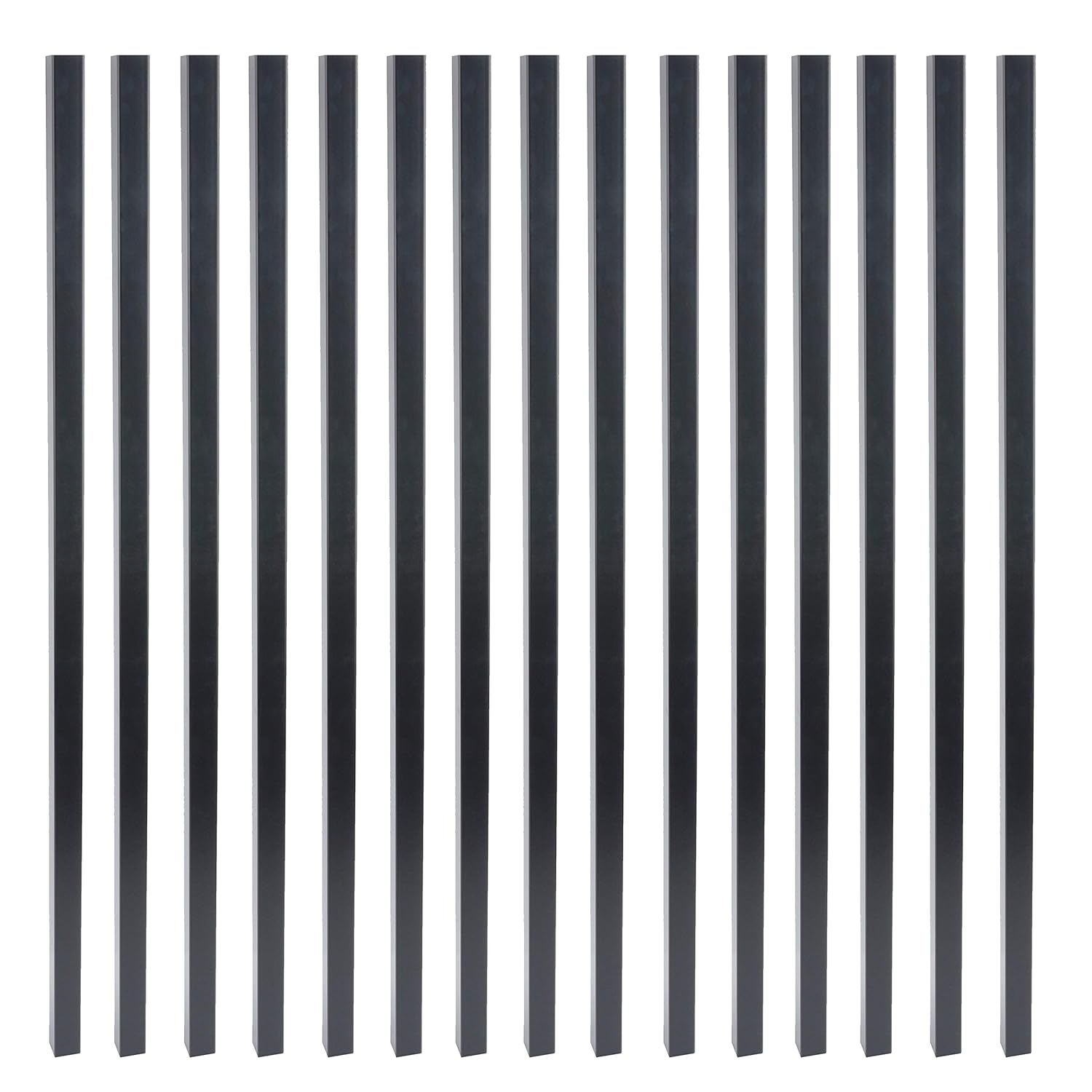 32 Inch Estate Square Iron Deck Balusters for Modern Railings
