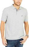 Nautica Men's Classic Short Sleeve Performance Deck Polo - Breathable
