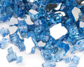 GASPRO 20LBs Fire Glass for Propane Fire Pit - Pacific Blue Reflective