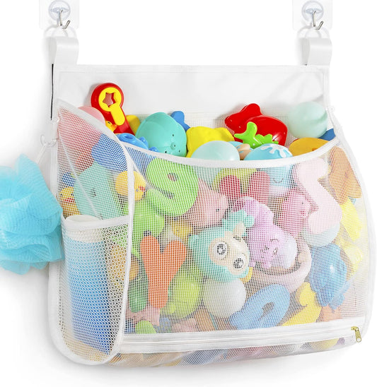 Ligereza Baby Bath Toy Organizer: Max Capacity, Multiple Hanging Options