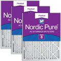 Nordic Pure 20x25x2 Pleated MERV 8 Air Filters 3 Pack - Reliable Dust