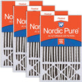 Nordic Pure 16x25x5 MERV 15 Replacement Air Filters 4 Pack - High