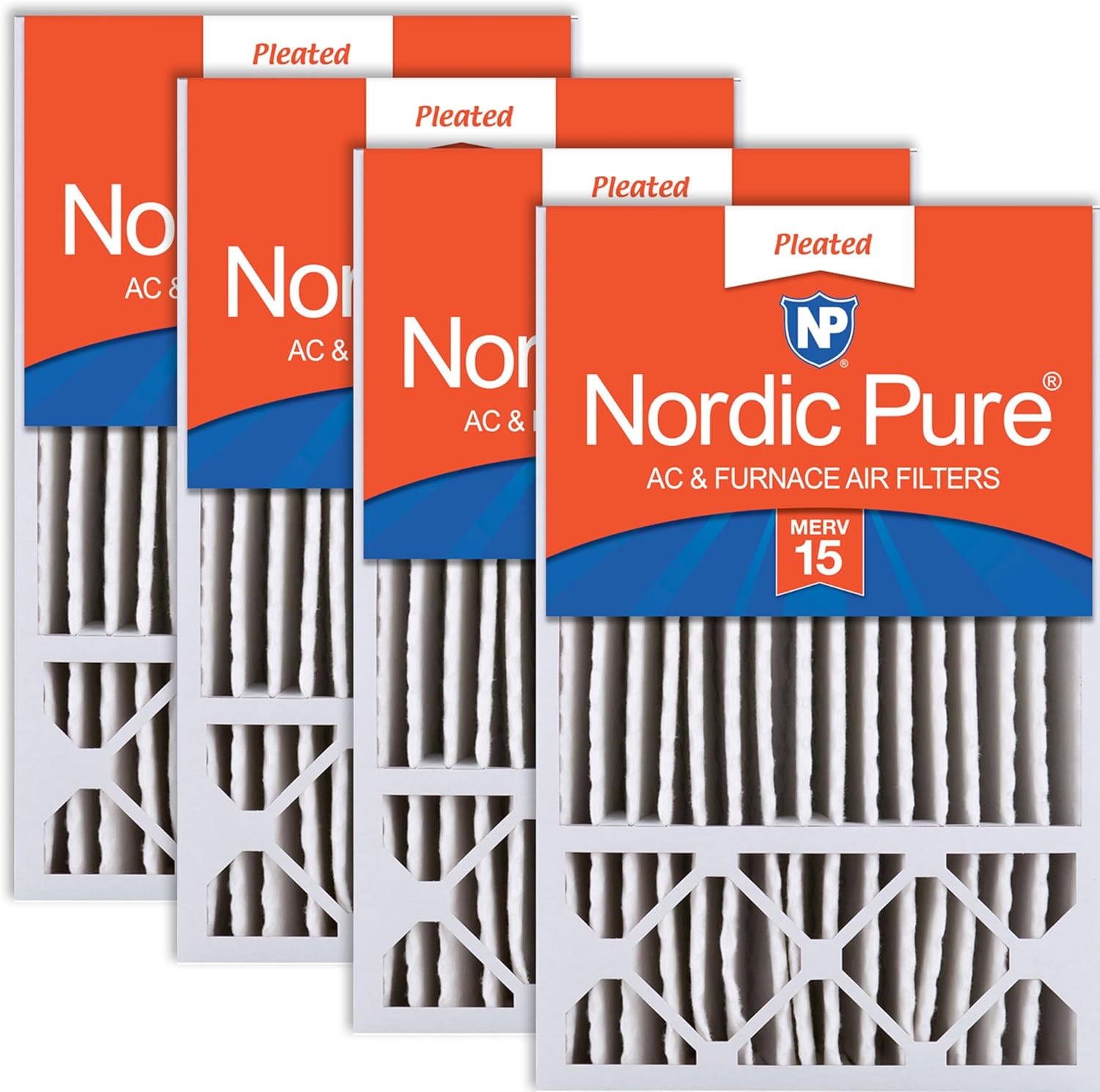 Nordic Pure 16x25x5 MERV 15 Air Filters for Superior Filtration