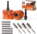 1/2 in & 3/4 in Metal Copper Pipe Cleaner Set - Durable Tube Brush Kit