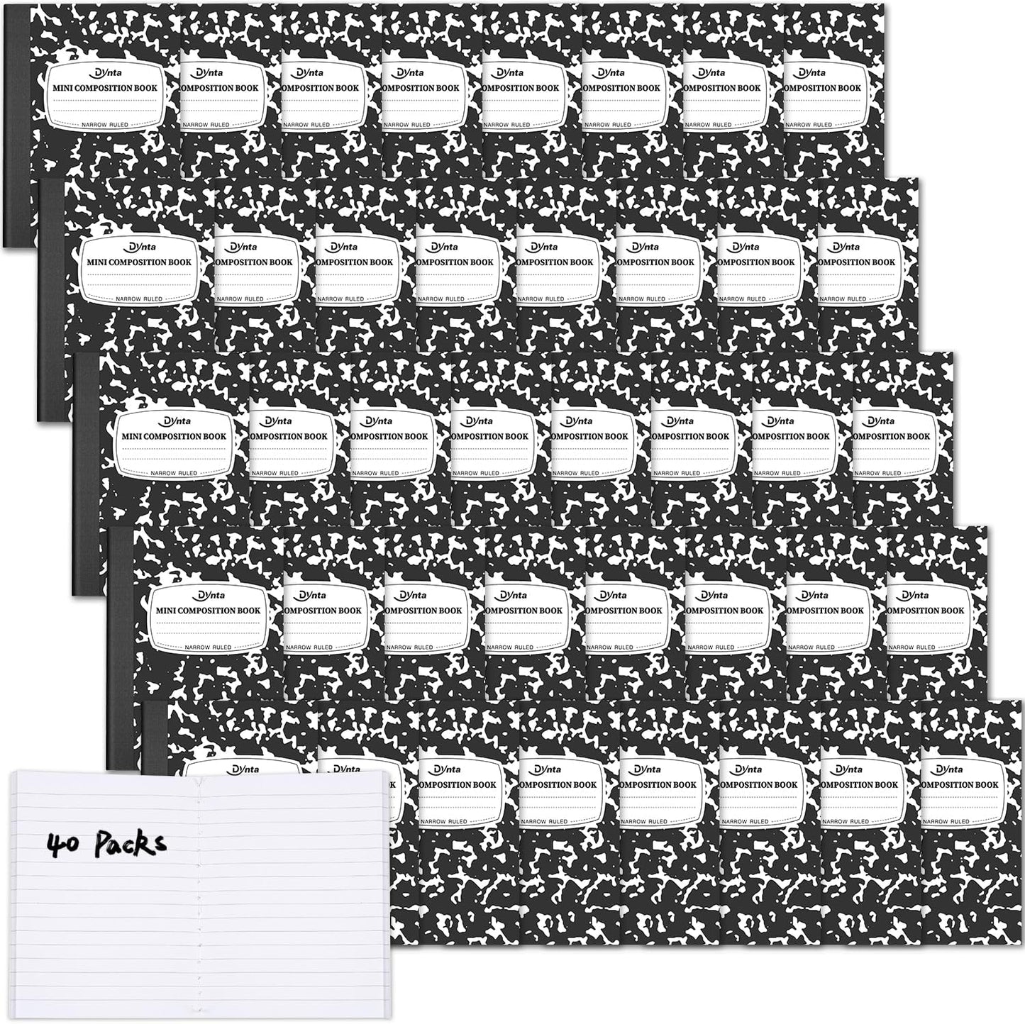 Dynta Mini Composition Notebooks Bulk: Portable & Durable!