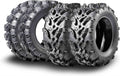 MCKINLEY UTV ATV Tires 27X9-14 & 27X11-14 Full Set Super Mud All