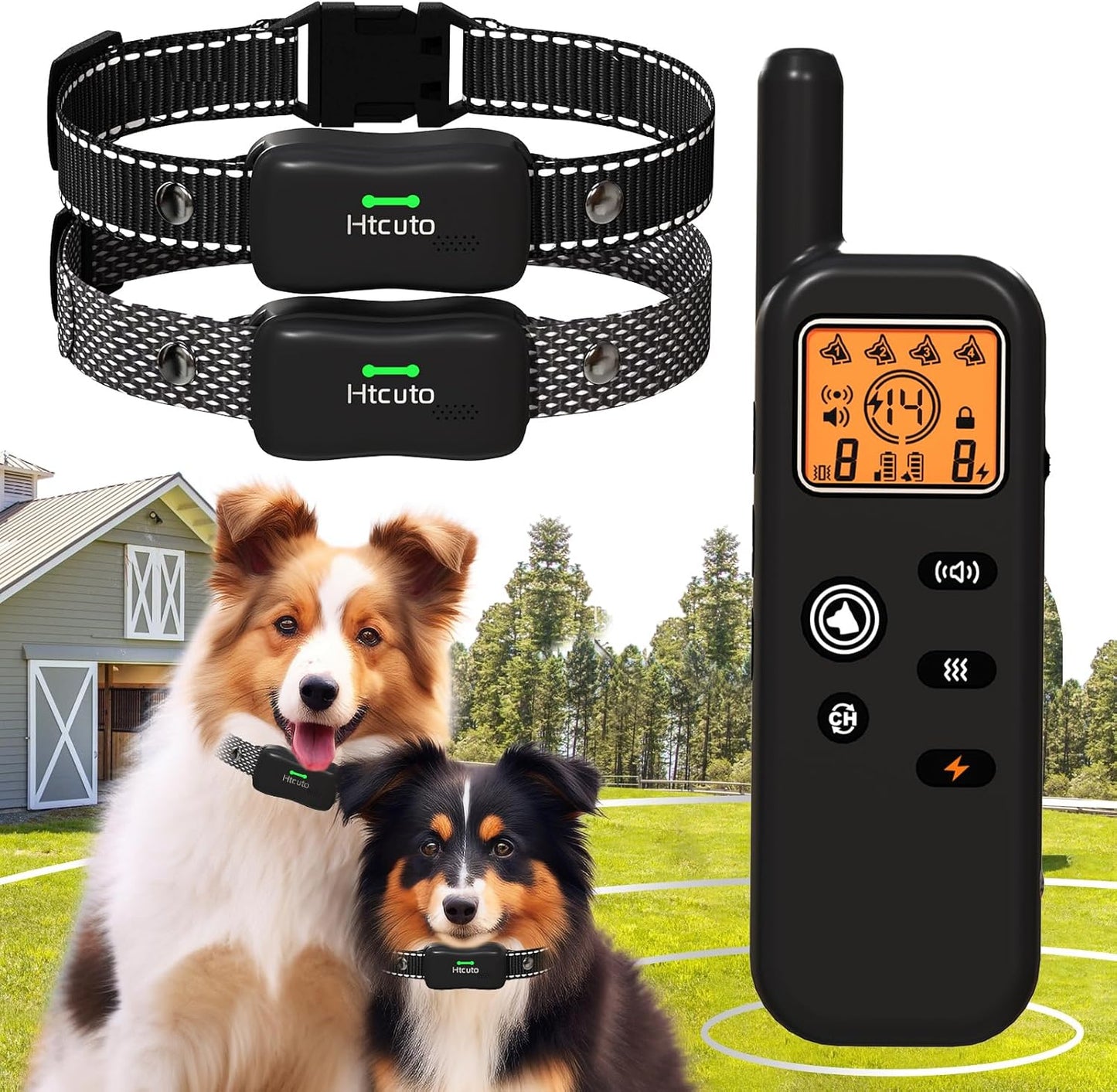 Wireless Dog Fence System for 2 Dogs - Safe and Effective Training