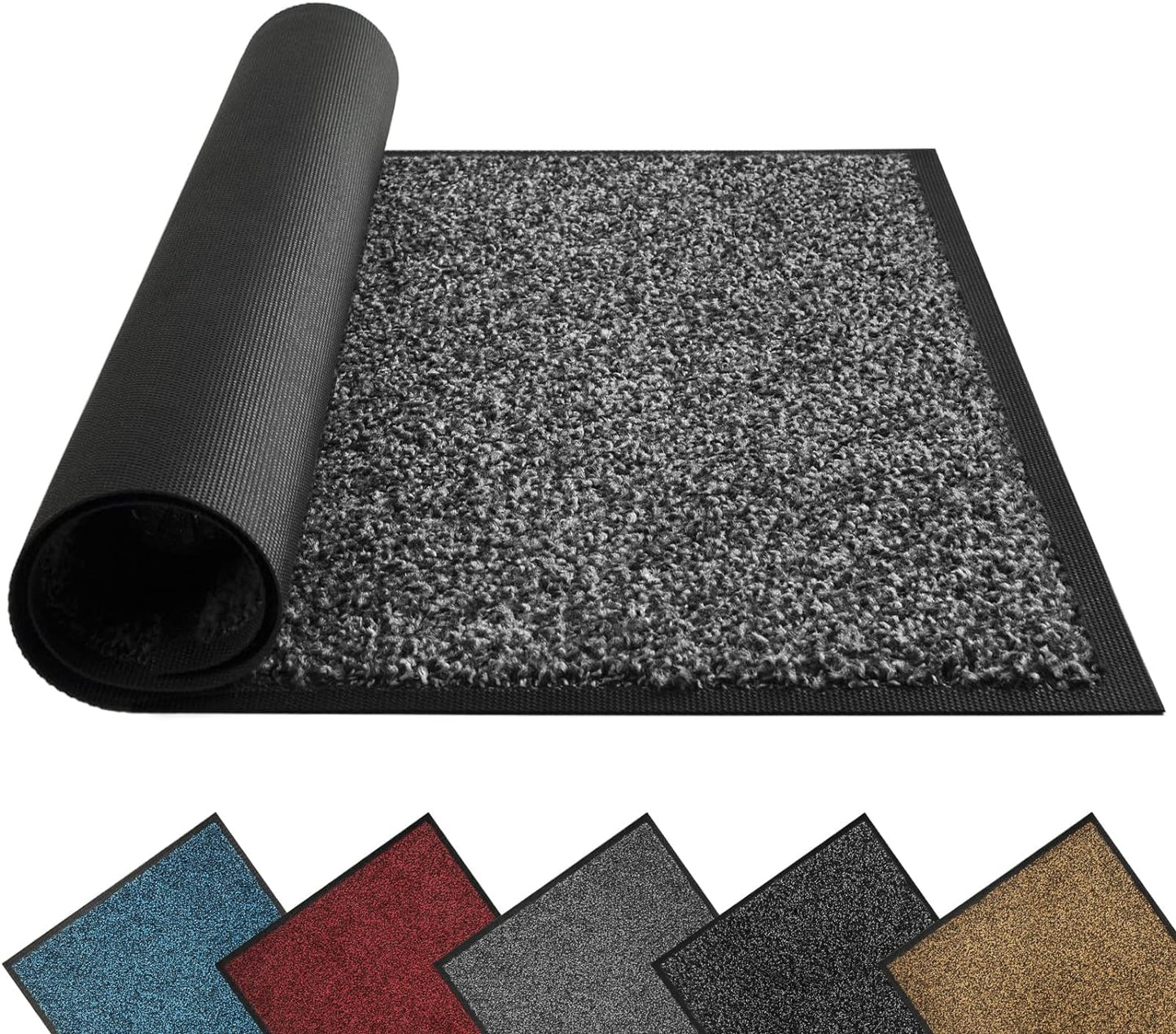 Mibao Dirt Trapper Welcome Mat for Indoor Outdoor Use