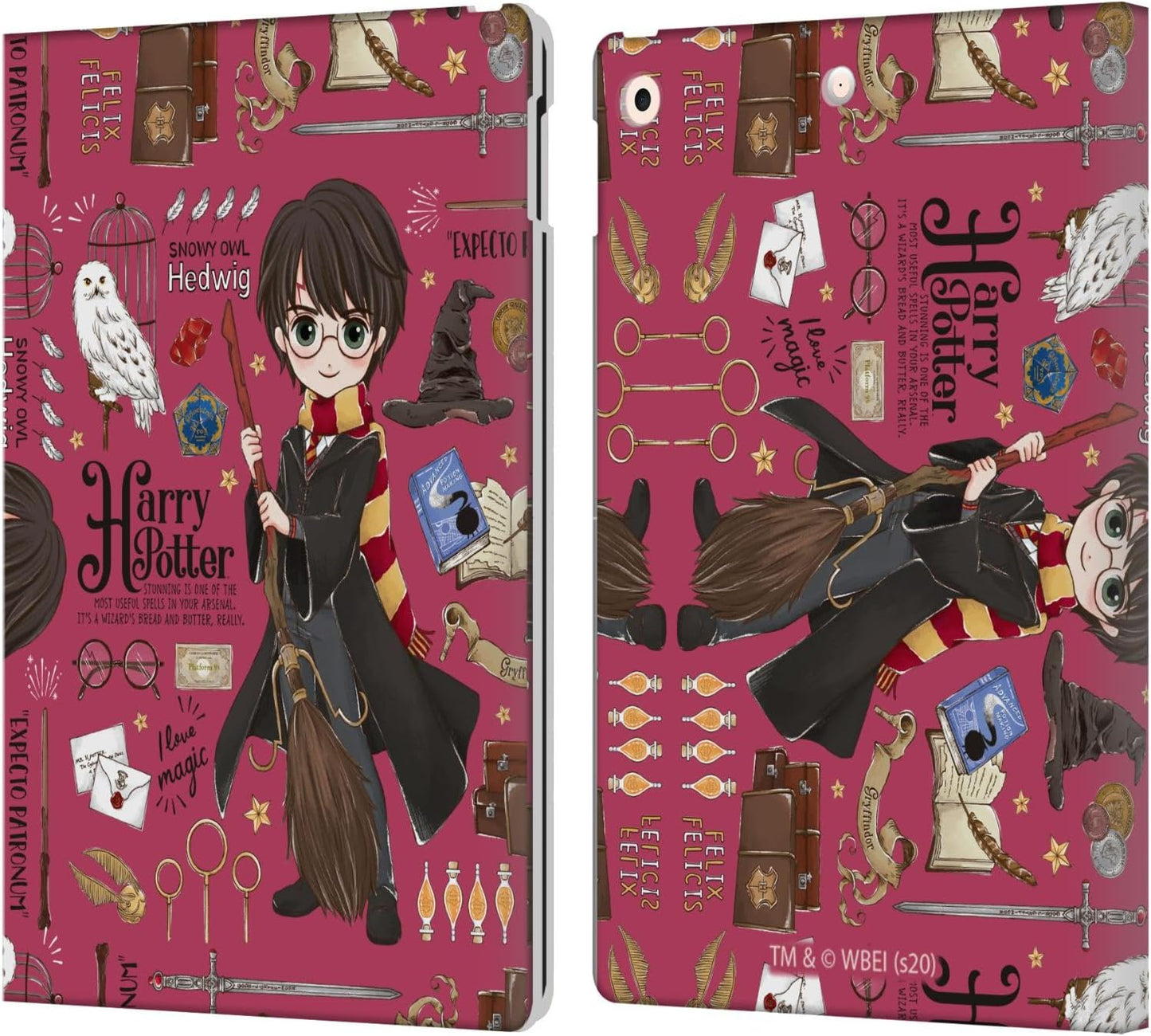 Harry Potter Leather Wallet Case for iPad 10.2 - Stylish Protection