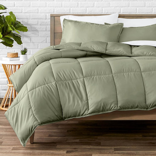 Bare Home Comforter Set - Ultra-Soft Goose Down Alternative
