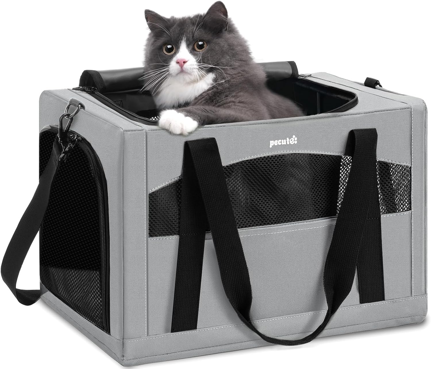 Pecute Cat Carrier Portable and Breathable for Travel Safety