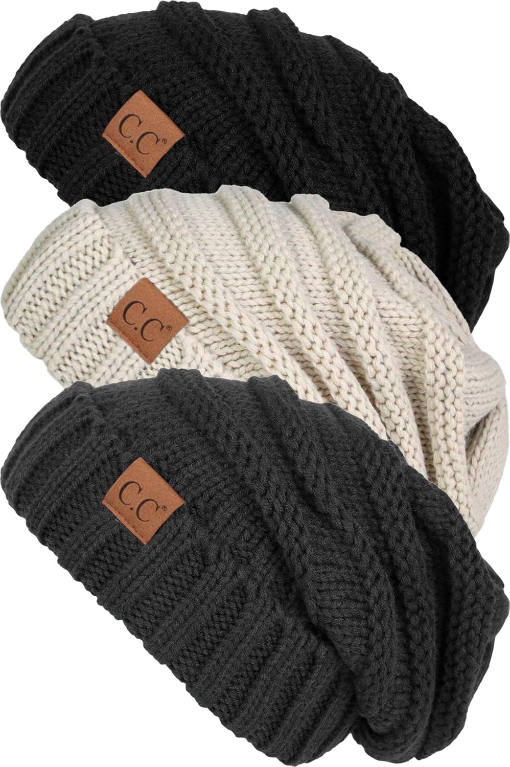 Funky Junque Slouchy Beanie for Women Winter Hat Warm Style