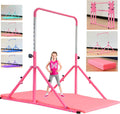 Foldable Gymnastic Bar 200 lb Capacity for Kids - 5 ft Kip Bar