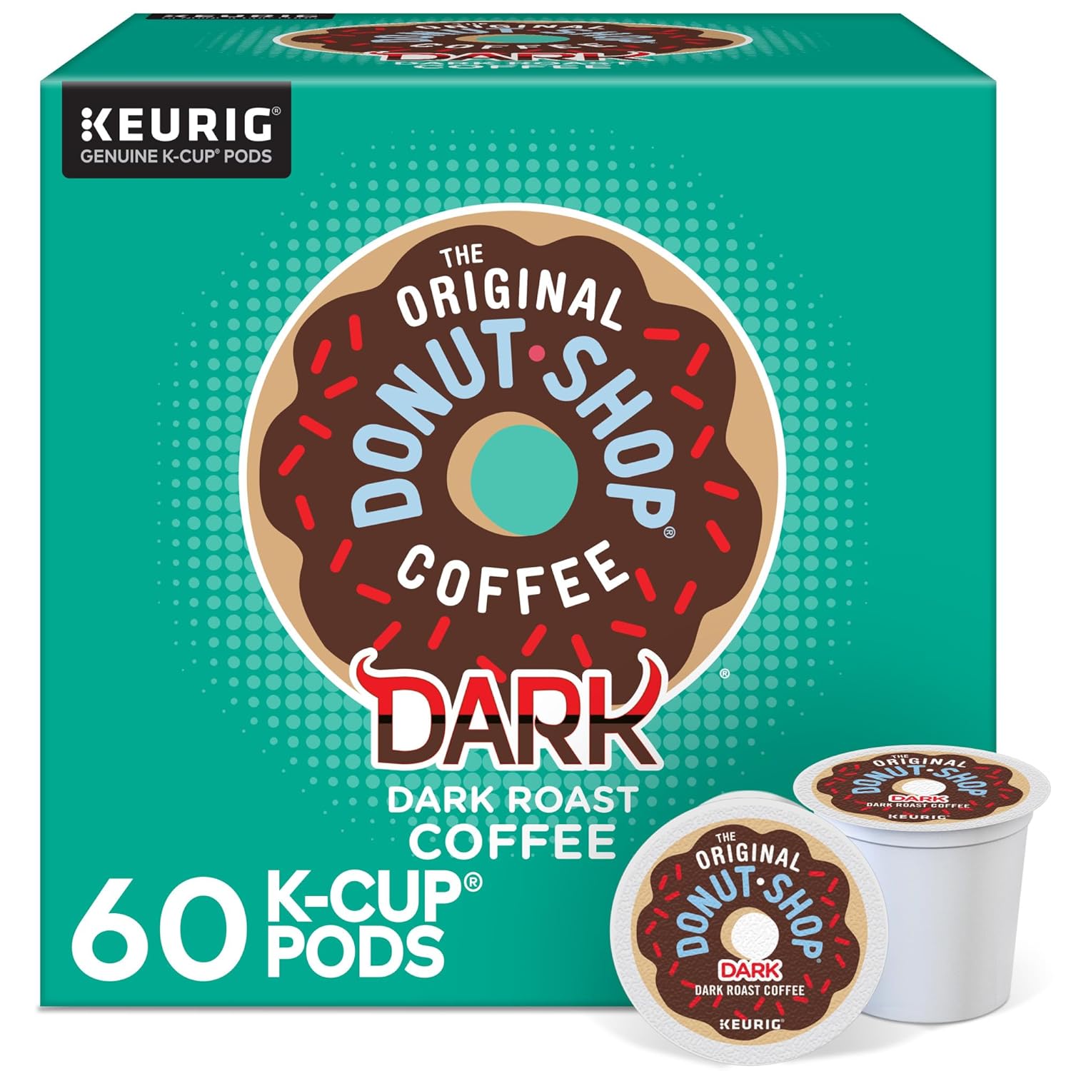The Original Donut Shop Dark Roast K-Cup Pods for Coffee Lovers