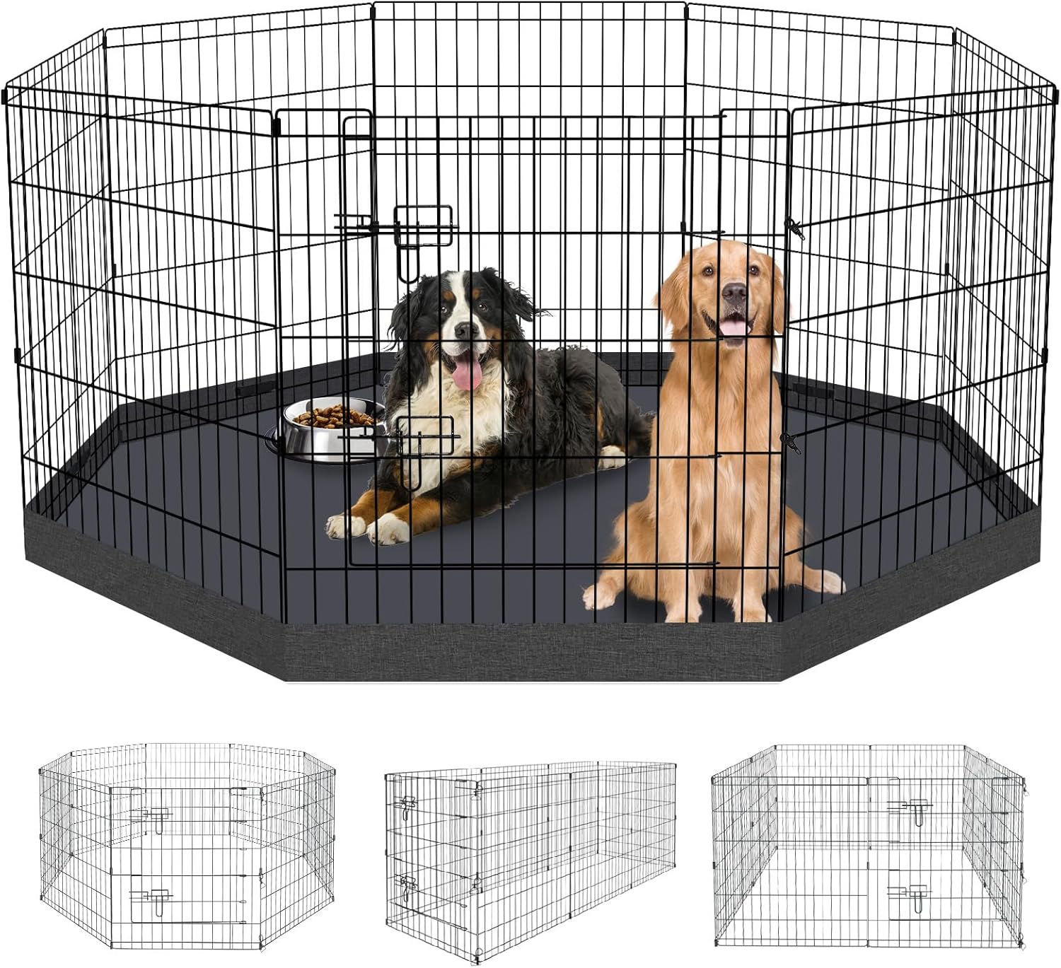 Durable Indoor Outdoor Dog Pen Playpen for Safe Pet Exercise