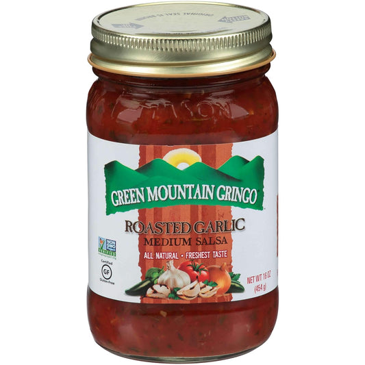 Fire-Roasted Garlic Salsa - Bursting with Flavor! Case of 12