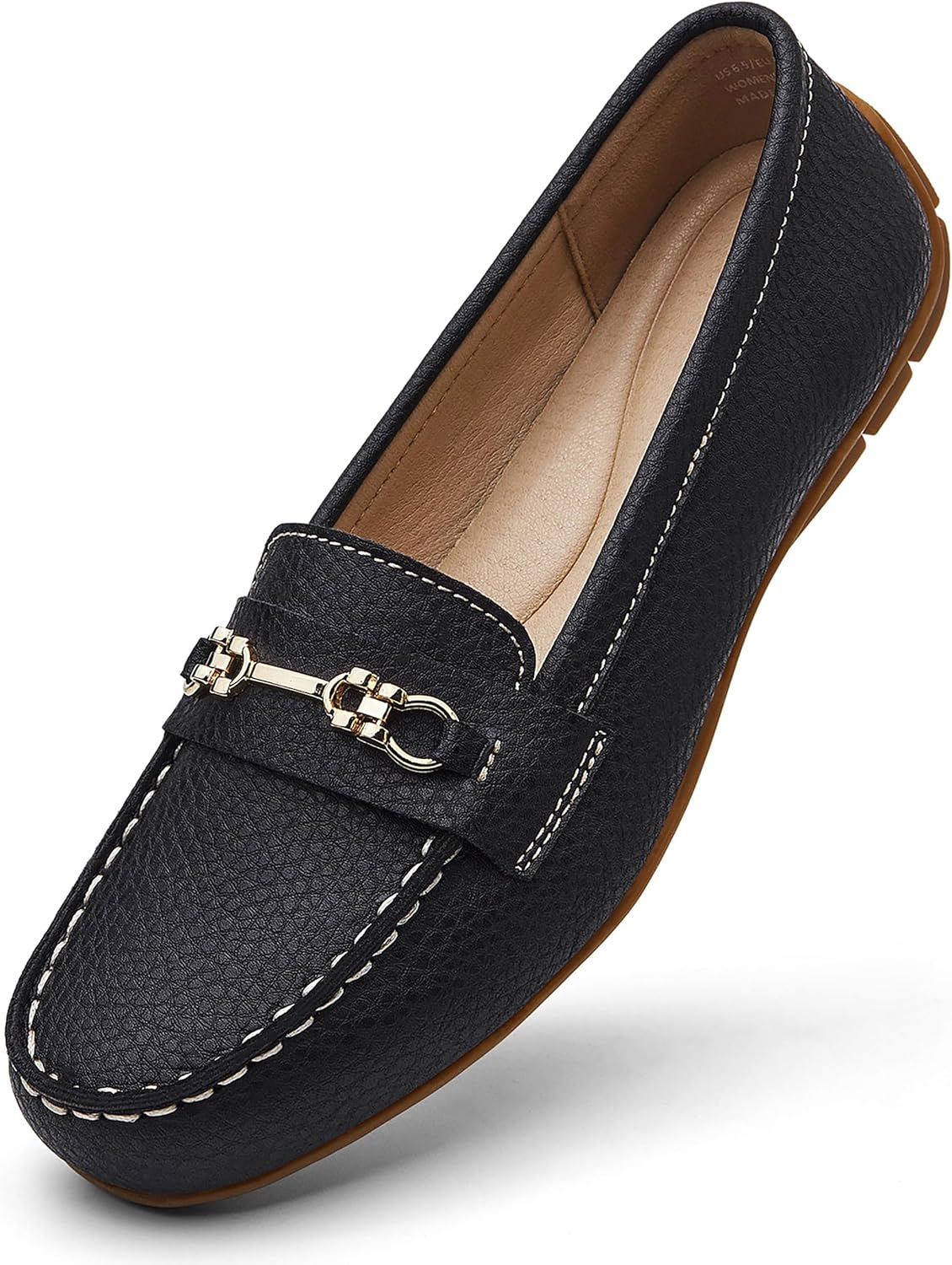 Women's Comfortable Lightweight Leather Loafers for Daily Wear