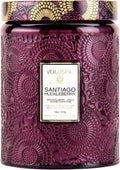 Voluspa Santiago Huckleberry Large Candle Jar for Home Ambiance