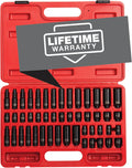1/4 in Drive Master Impact Socket Set, 48-Piece - Durable Cr-Mo