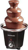Nostalgia 3 Tier Electric Chocolate Fondue Fountain Machine - Elegant