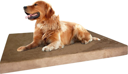 XL Durable Waterproof Dog Bed with Orthopedic Gel Foam Pad