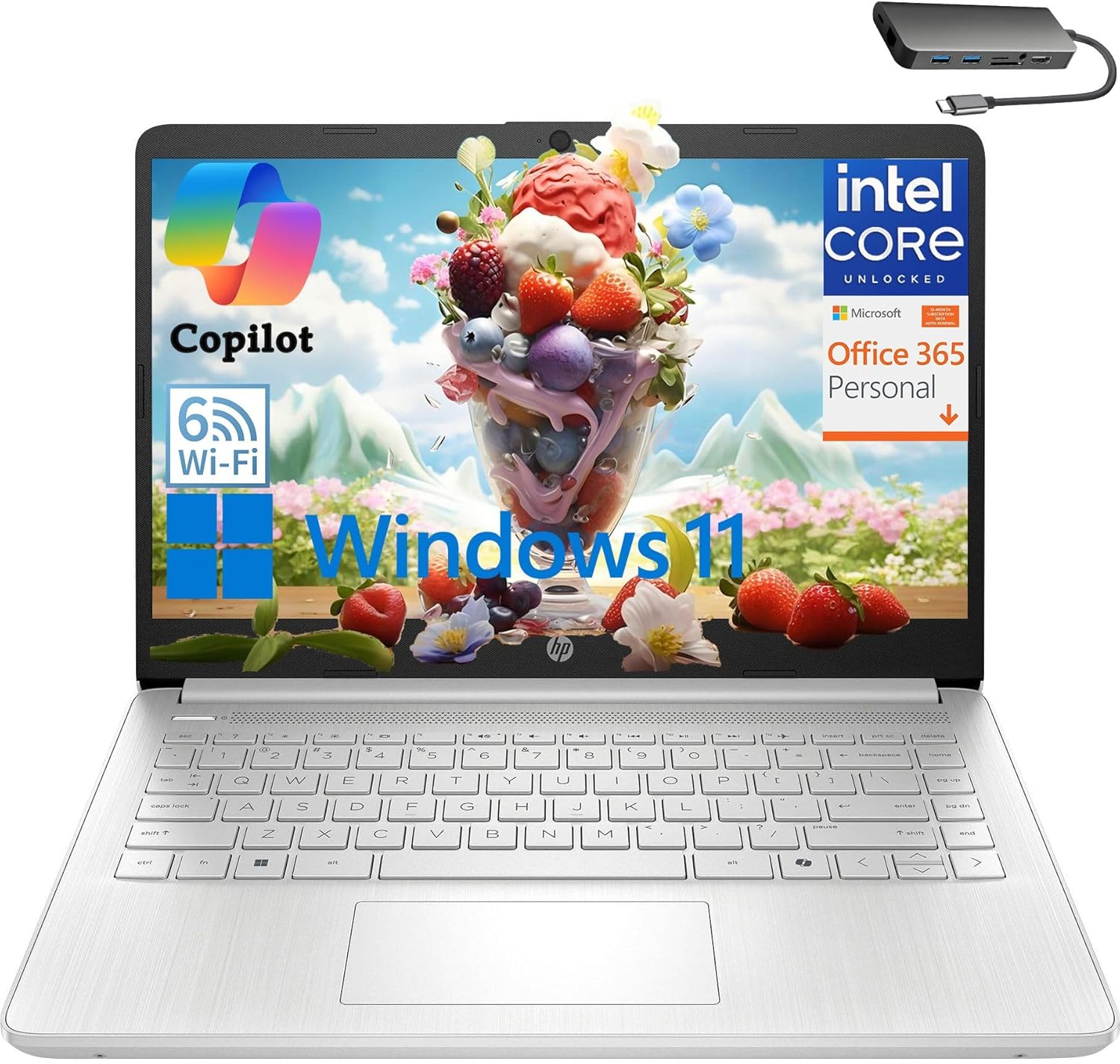 HP 14 Laptop Computer for Student and Home with Microsoft 365