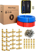 1/2 in Pex-b Pipe Kit 2x300 ft with Fittings and Tools - Complete