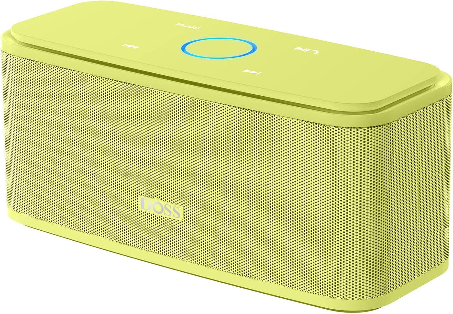DOSS Touch Wireless Speaker: 12W HD Sound, 20H Playtime, Portable-Yellow