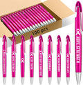Breast Cancer Awareness Ballpoint Pens 100 Pack - Encouraging Gifts