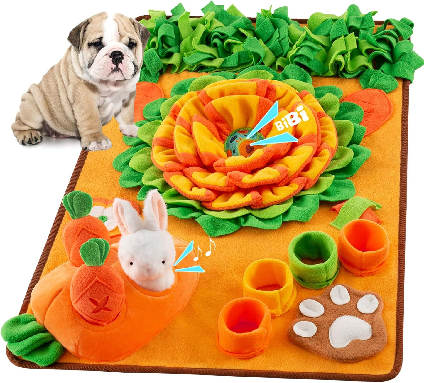 Pet Snuffle Mat for Dogs - Interactive Nosework Feeding Toy