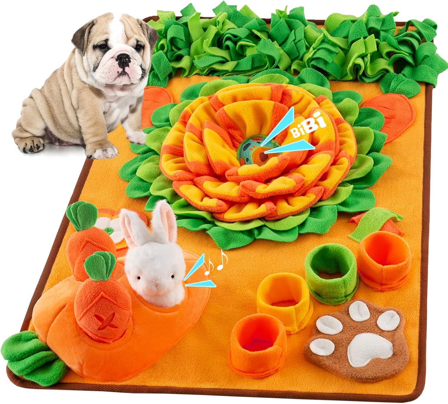 Pet Snuffle Mat for Dogs - Interactive Nosework Feeding Toy