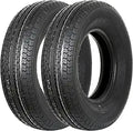 Set of 2 ST225/75R15 Radial Trailer Tires - 10 Ply Load Range E