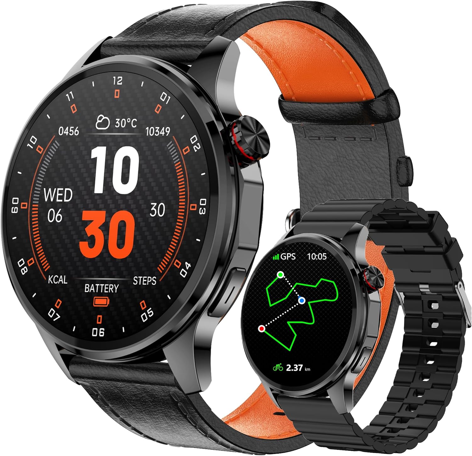 Smart Watch for Men with GPS, Health Monitor & 100+ Modes