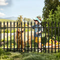 Metal Garden Fence 36 in High x 11.6 ft Long - No Dig Decorative